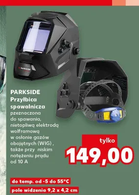 Przyłbica spawalnicza Parkside promocja w Kaufland