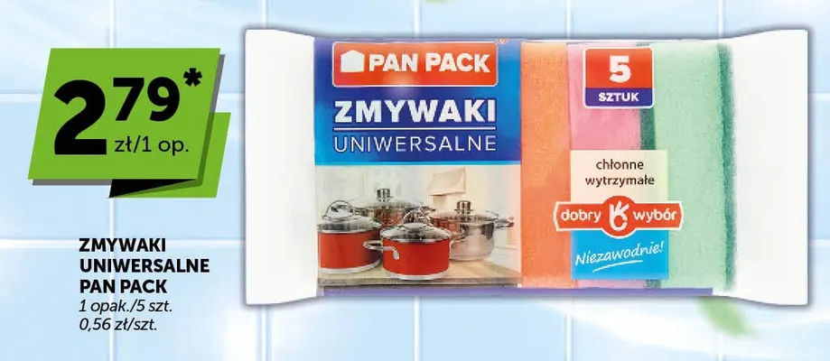 Zmywaki uniwersalne Pan Pack promocja w ABC