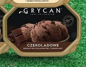 Lody familijne Grycan czekoladowe promocja w Biedronka