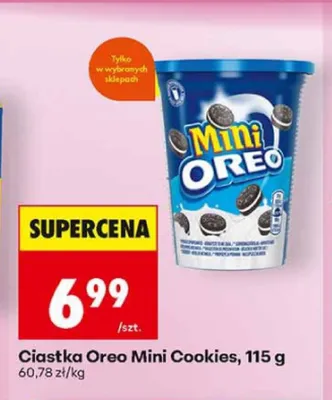 Ciastka Oreo Mini Cookies promocja w Biedronka