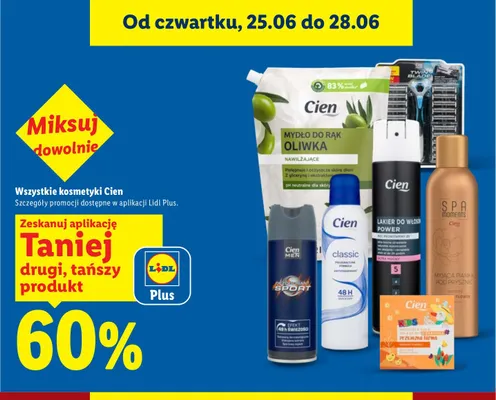 Kosmetyki Cien promocja w Lidl