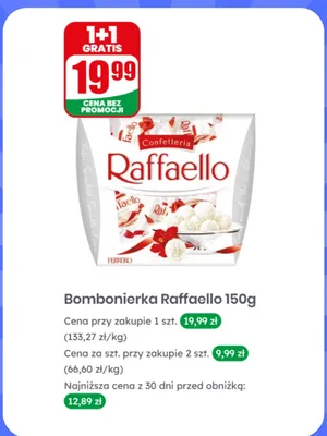 Bombonierka Raffaello promocja w Dino