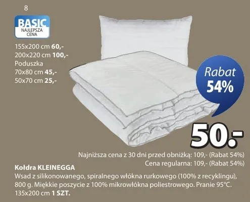 Kołdra promocja w Jysk