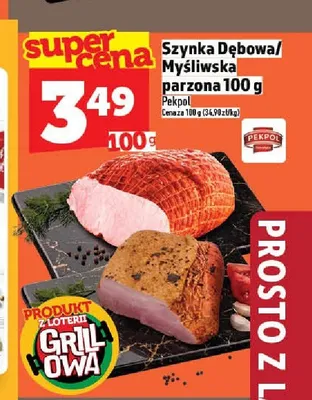 Szynka Myśliwska parzona Pekpol promocja w TOPAZ