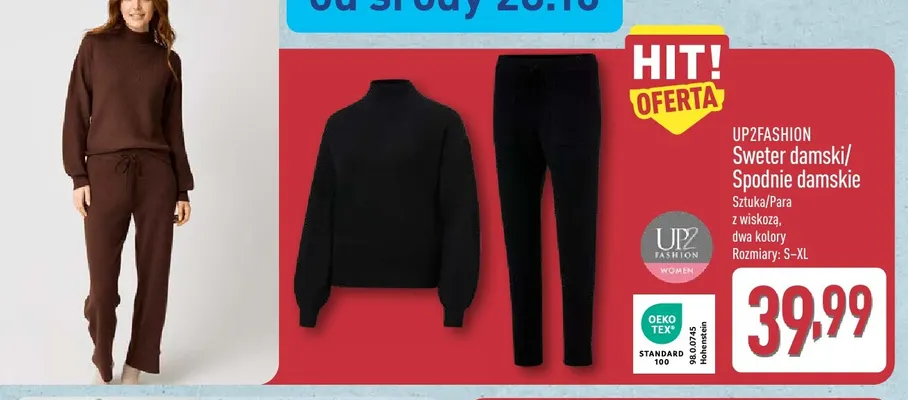 Sweter damski Up2fashion promocja w Aldi