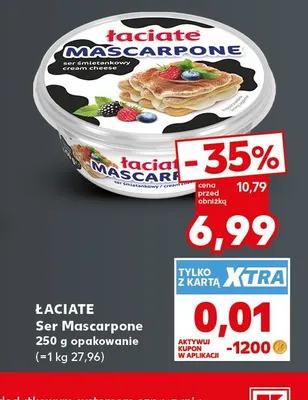Ser mascarpone Łaciate promocja w Kaufland