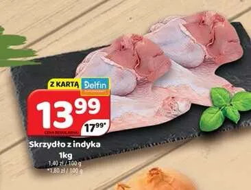 Skrzydło z indyka promocja w Delfin