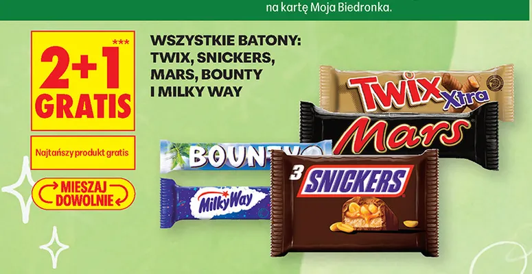 Baton Snickers promocja w Biedronka