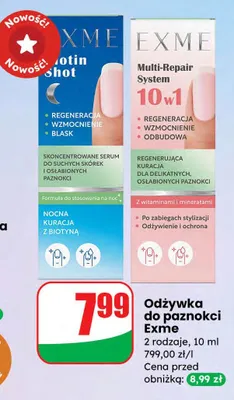 Odżywka do paznokci Multi-Repair System 10w1 promocja w Dino
