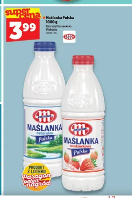 Maślanka naturalna Polska Mlekovita promocja w TOPAZ