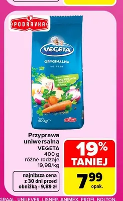 Przyprawa uniwersalna Vegeta promocja w Carrefour Market