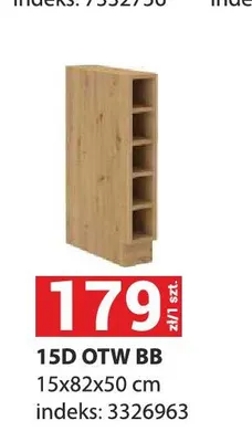 Szafka kuchenna Aria 15D Otw Bb promocja w Merkury Market