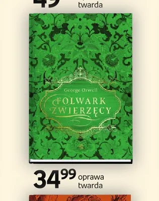 Książka Folwark zwierzęcy George Orwell oprawa twarda W.A.B. promocja w Empik