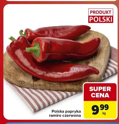 Papryka ramiro czerwona polska promocja w Carrefour Market