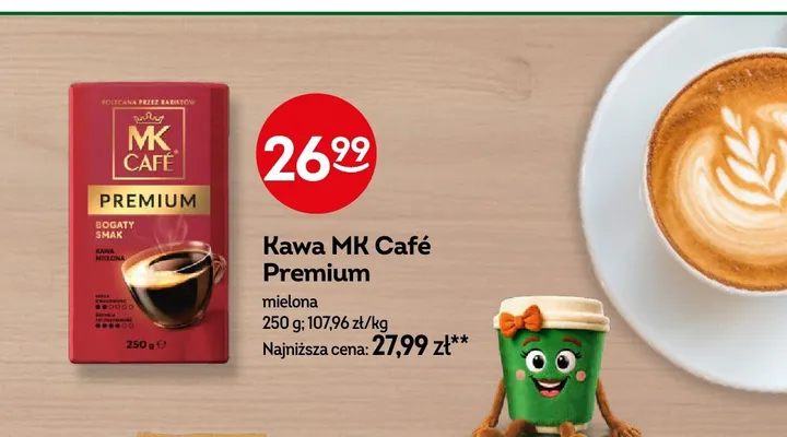 Kawa mielona MK Café Premium promocja w Żabka