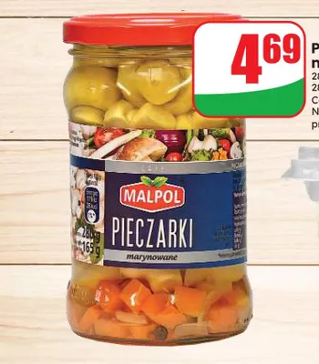 Pieczarki marynowane Malpol promocja w Dino