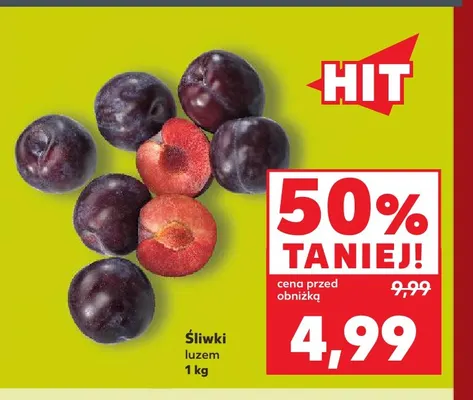 Śliwki promocja w Kaufland
