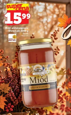 Miód wielokwiatowy Złote Łąki Bartnik promocja w TOPAZ