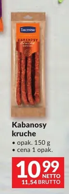 Kabanosy kruche Tarczyński promocja w Makro