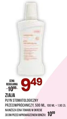 Płyn stomatologiczny przeciwpróchniczny promocja w Drogerie Natura