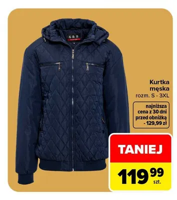 Kurtka męska 6 & 8 promocja w Carrefour
