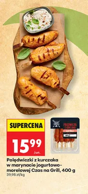 Polędwiczki z kurczaka w marynacie jogurtowo-morelowej Czas na Grill promocja w Biedronka