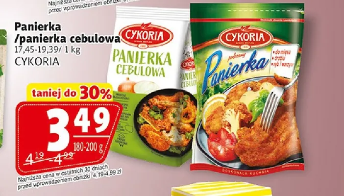 Panierka cebulowa Cykoria promocja w Prim Market