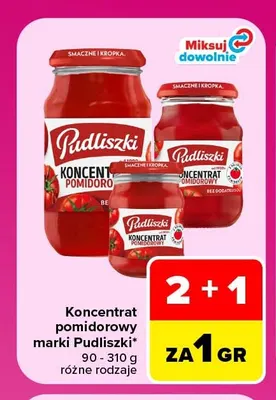 Koncentrat pomidorowy Pudliszki promocja w Carrefour Market