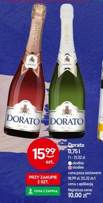 Wino Dorato słodkie promocja w Żabka