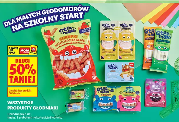 Paluszki serowe Głodniaki promocja w Biedronka