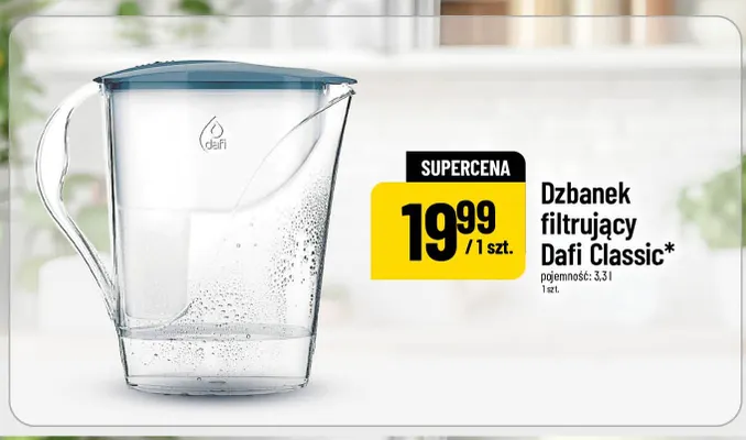Dzbanek filtrujący Dafi Classic 3,3 l promocja w POLOmarket
