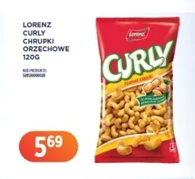 Chrupki orzechowe Lorenz Curly Peanut Classic promocja w Leo Market