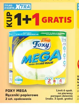 Ręczniki papierowe Foxy Mega promocja w Kaufland