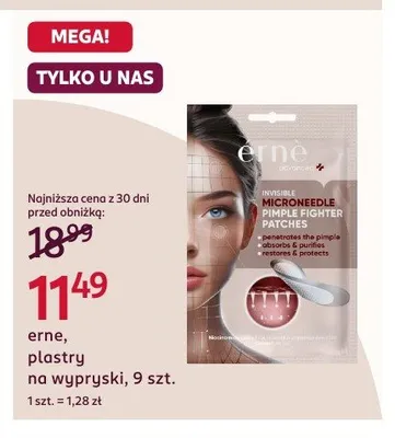 Plastry na wypryski erne promocja w Rossmann