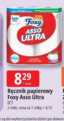 Ręcznik papierowy Foxy Asso Ultra promocja w Leclerc