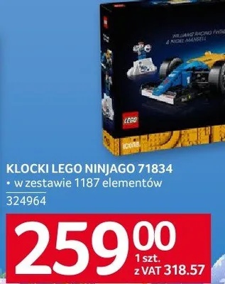 Klocki LEGO NINJAGO 71834 promocja w Selgros