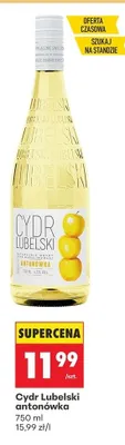Cydr Lubelski antonówka promocja w Biedronka