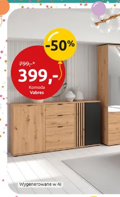 Komoda Vabres promocja w Black Red White
