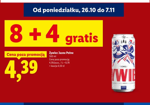 Piwo Żywiec promocja w Lidl