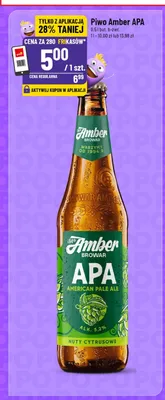 Piwo Amber APA promocja w POLOmarket