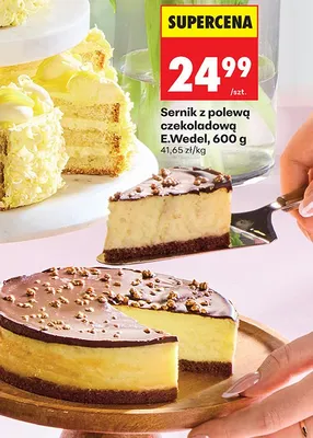 Sernik z polewą czekoladową promocja w Biedronka