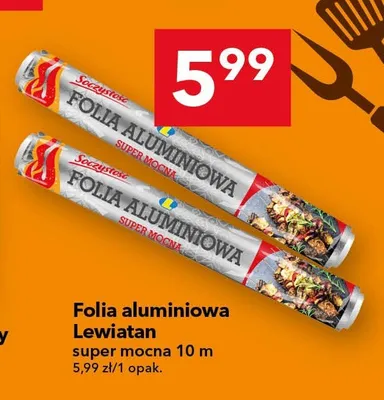 Folia aluminiowa Lewiatan super mocna 10m promocja w LEWIATAN