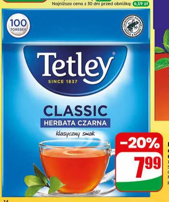 Herbata czarna Classic promocja w Dino