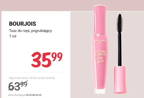 Tusz do rzęs, pogrubiający promocja w Rossmann