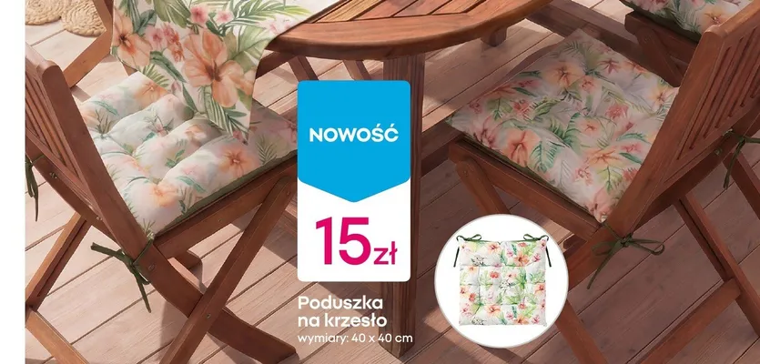 Poduszka na krzesło promocja w Pepco