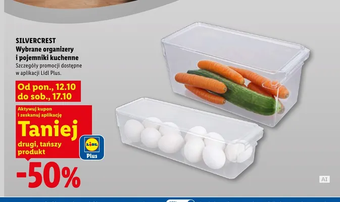 Organizery i pojemniki kuchenne Silvercrest promocja w Lidl