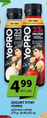 Jogurt pitny YoPRO promocja w Groszek