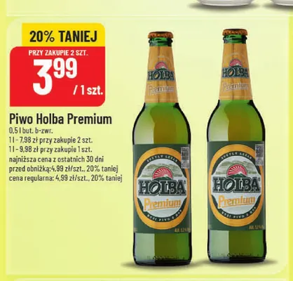 Piwo Holba Premium promocja w POLOmarket