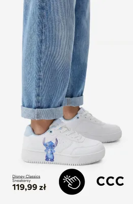 Sneakersy Disney Classics promocja w CCC