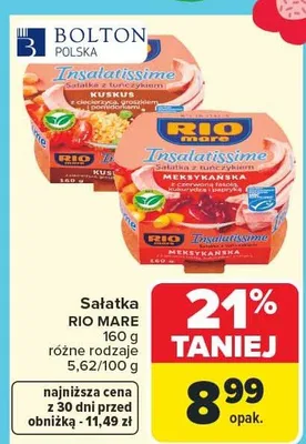 Sałatka różne rodzaje promocja w Carrefour Market
